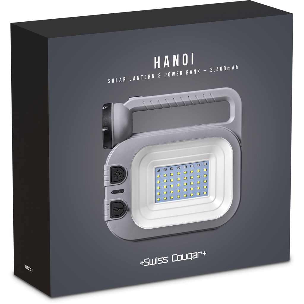 Swiss Cougar Hanoi Solar Lantern & Power Bank - 2 400mAh - Image 8