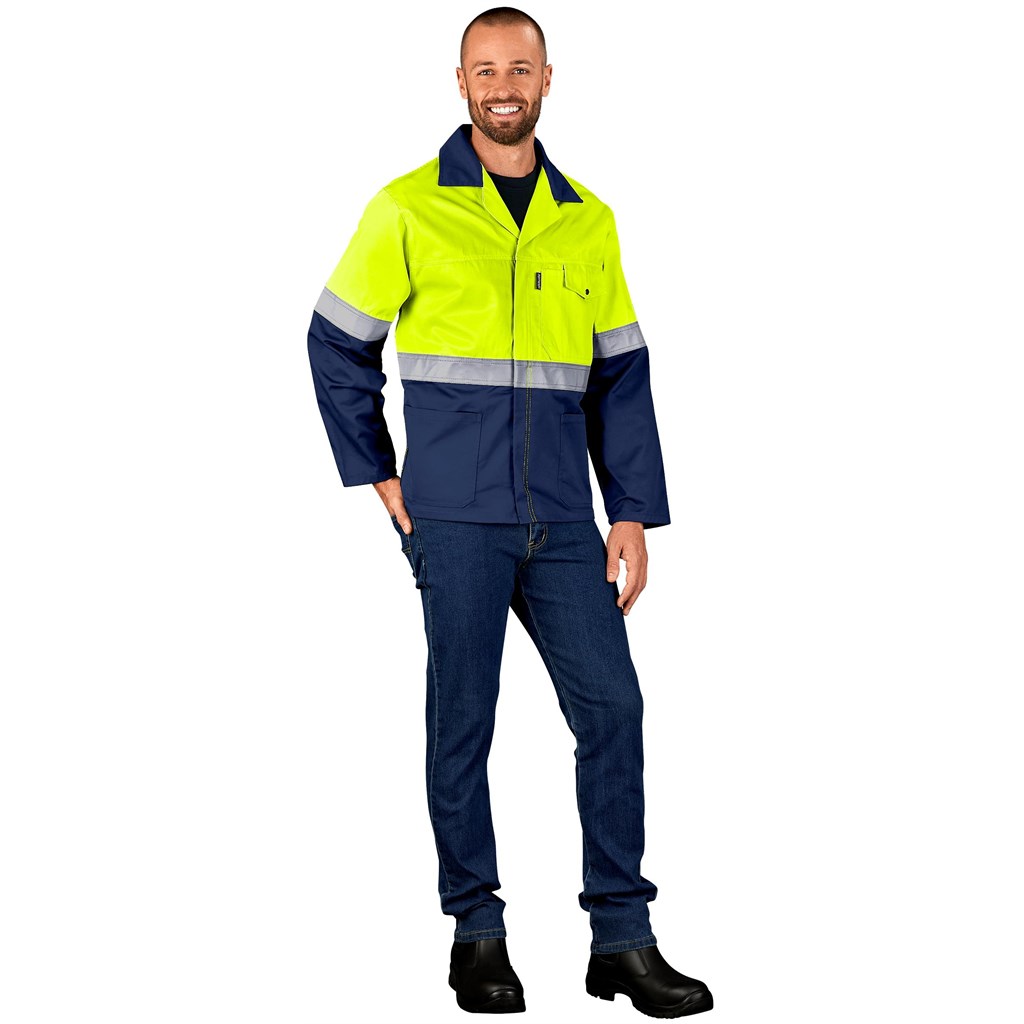 Traffic Premium Two-Tone Hi-Viz Reflective Jacket - Image 11
