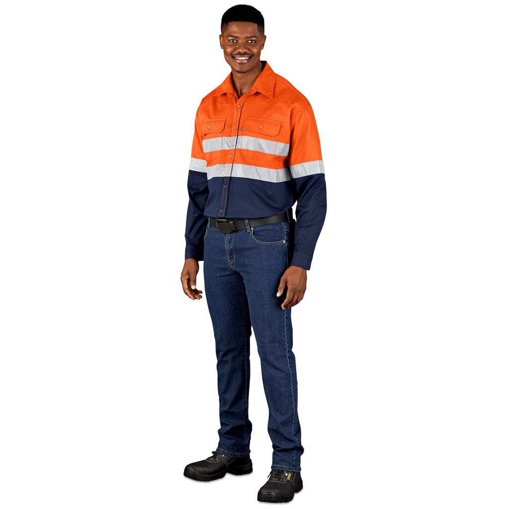 Access Vented Two-Tone Reflective Work Shirt - Image 9