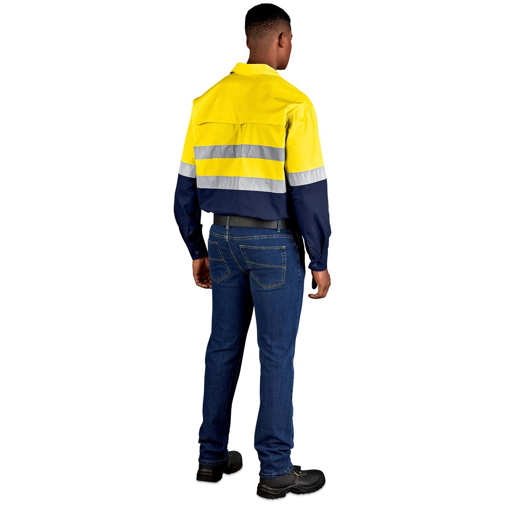 Access Vented Two-Tone Reflective Work Shirt - Image 7