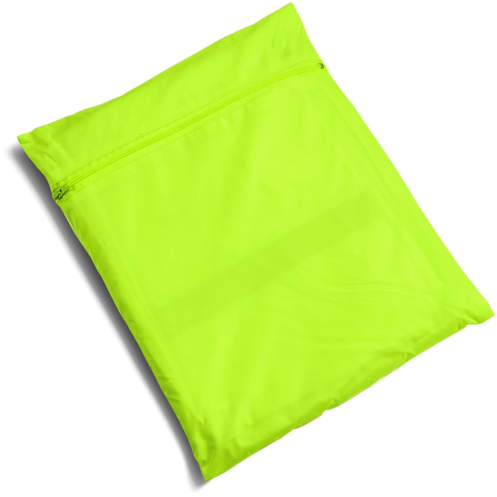 Outdoor Hi-Viz Reflective Polyester/PVC Rainsuit - Lime - Image 3