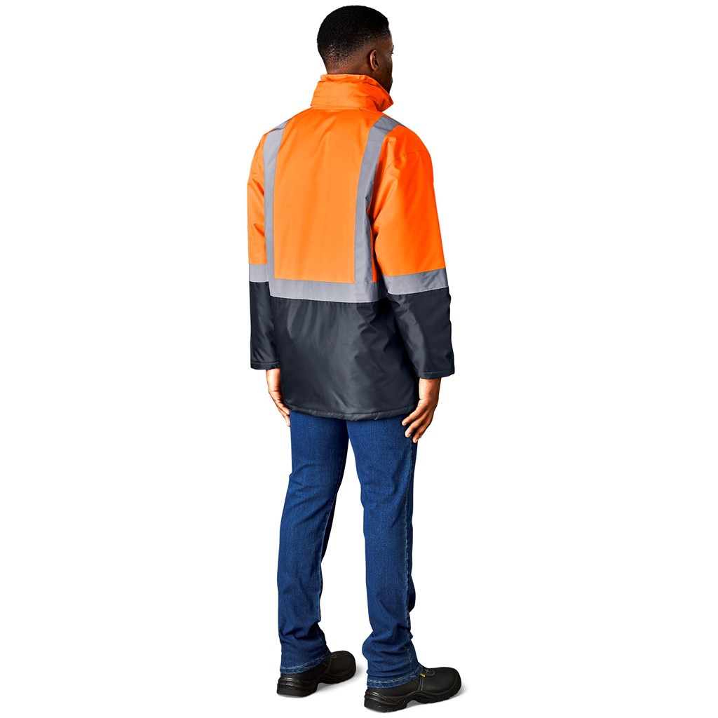 Hazard Padded Two-Tone Hi-Viz Reflective Jacket - Image 10
