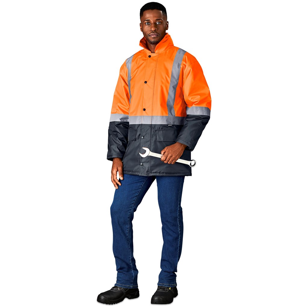 Hazard Padded Two-Tone Hi-Viz Reflective Jacket - Image 12