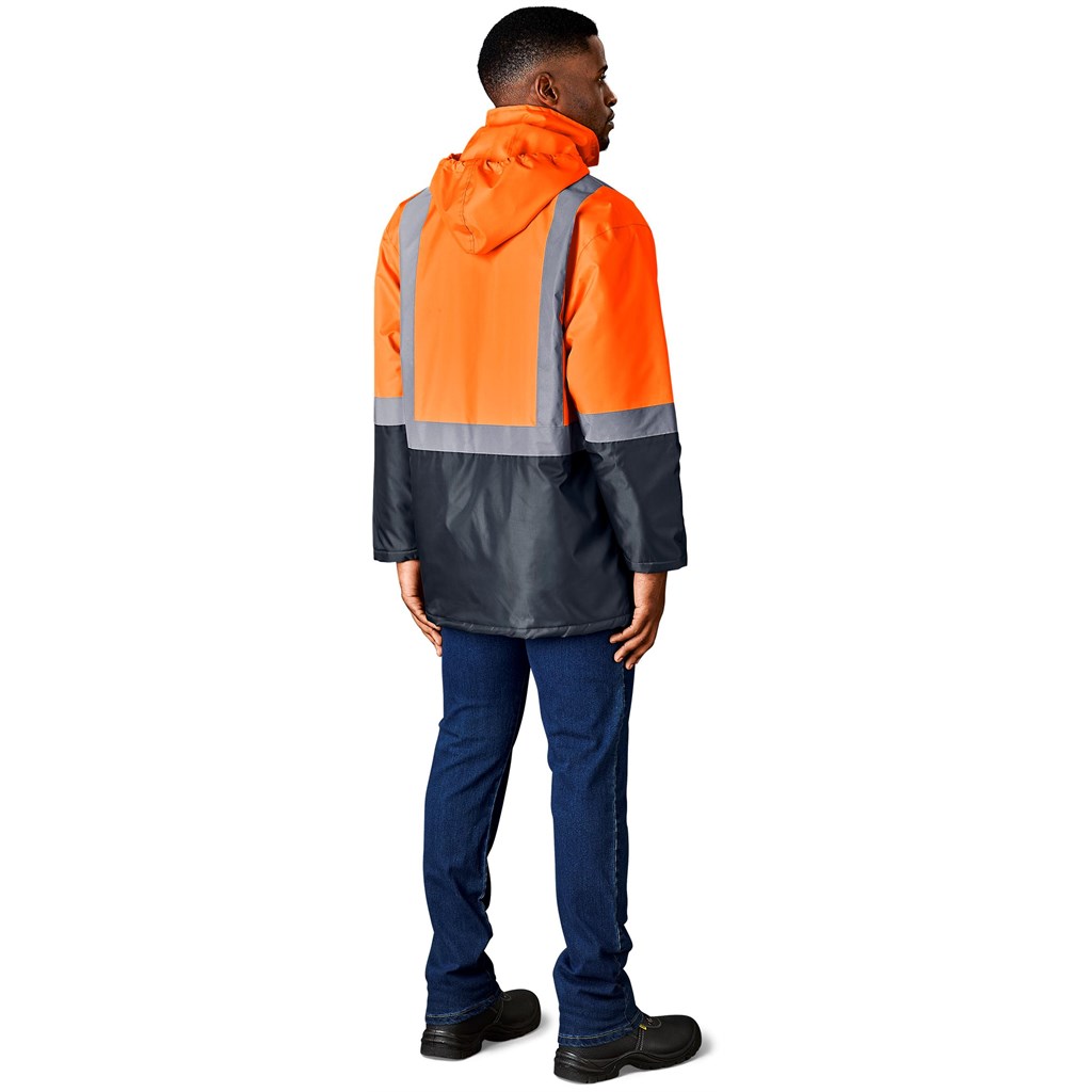 Hazard Padded Two-Tone Hi-Viz Reflective Jacket - Image 9
