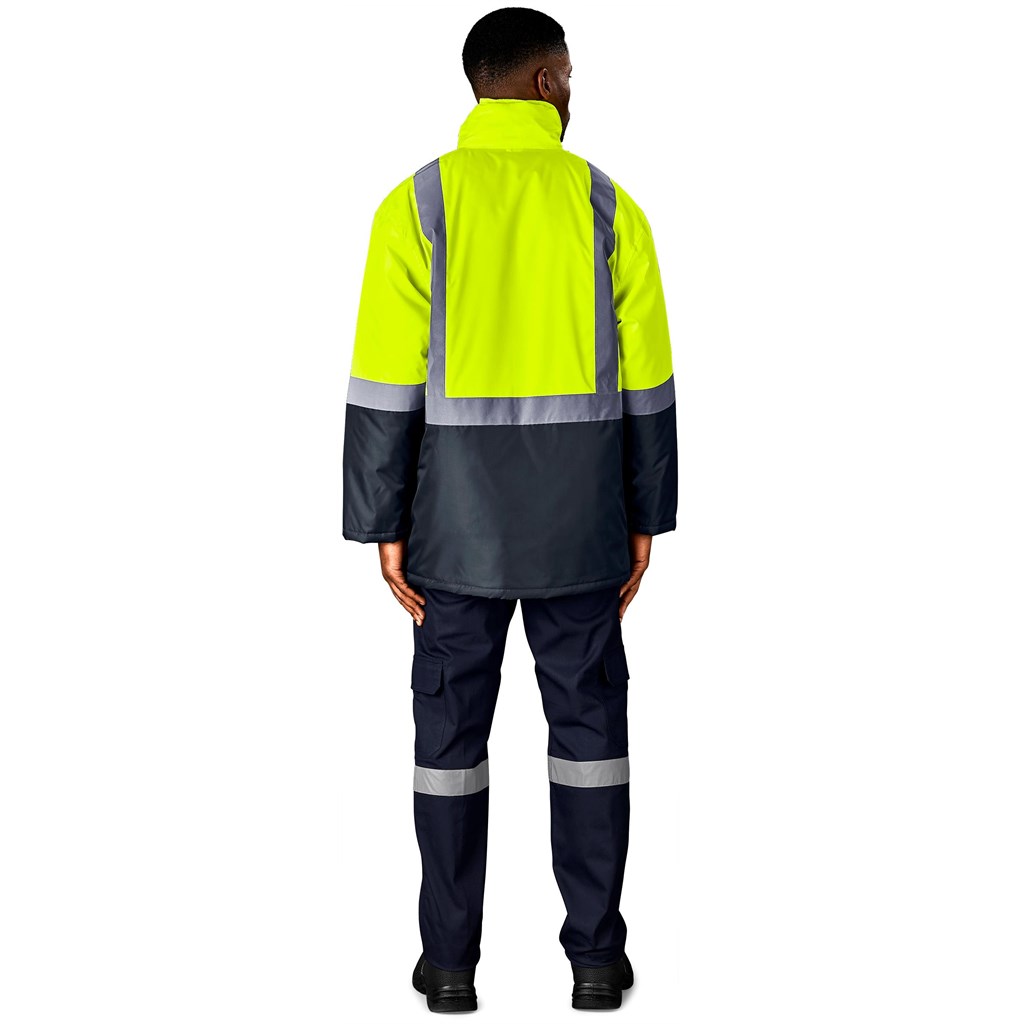 Hazard Padded Two-Tone Hi-Viz Reflective Jacket - Image 5