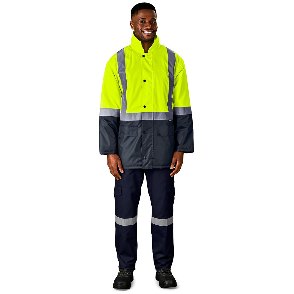 Hazard Padded Two-Tone Hi-Viz Reflective Jacket - Image 2