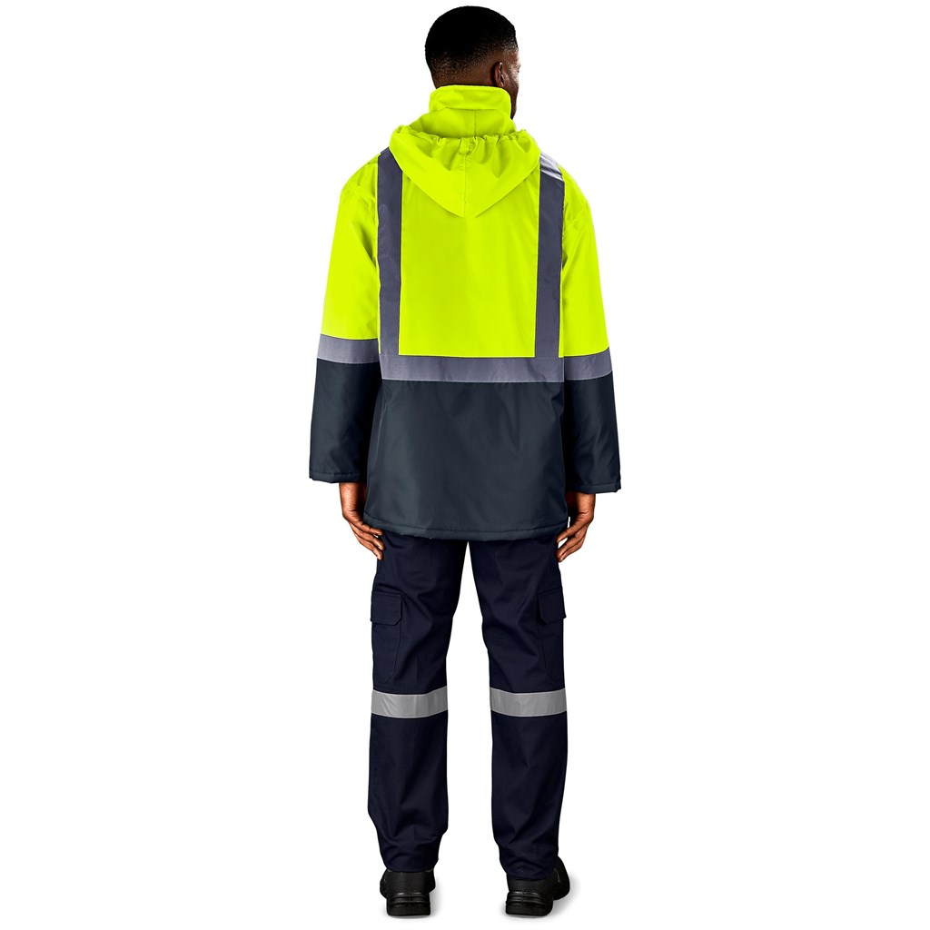 Hazard Padded Two-Tone Hi-Viz Reflective Jacket - Image 4