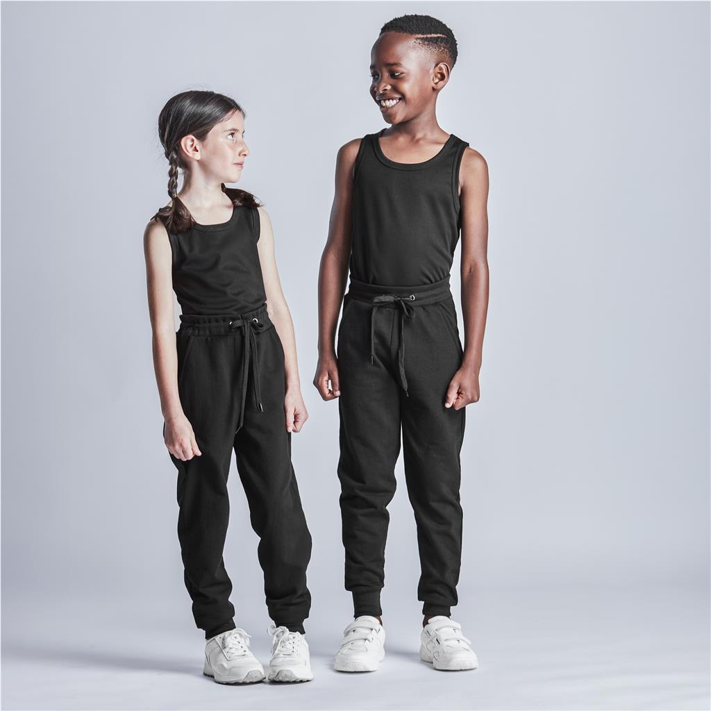 Unisex Active Joggers - Black - Image 3