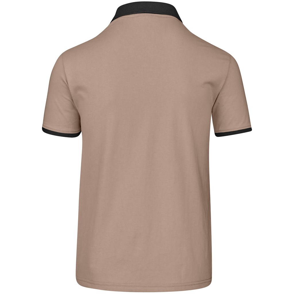 Mens Caliber Golf Shirt - Stone - Image 2