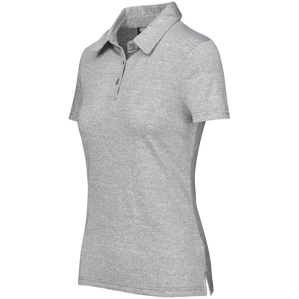Ladies Echo Golf Shirt - Grey - Image 2