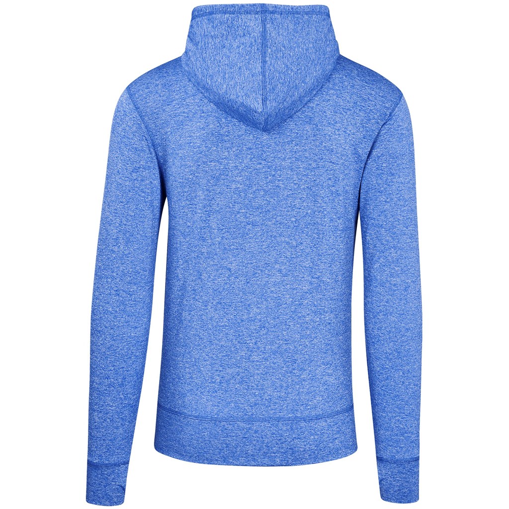 Mens Fitness Lightweight Hooded Sweater - Royal Blue - Image 2