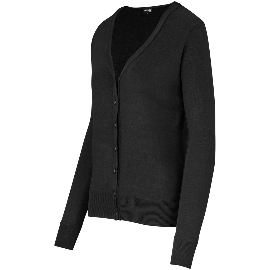 Ladies Waverley Cardigan - Black - Image 2