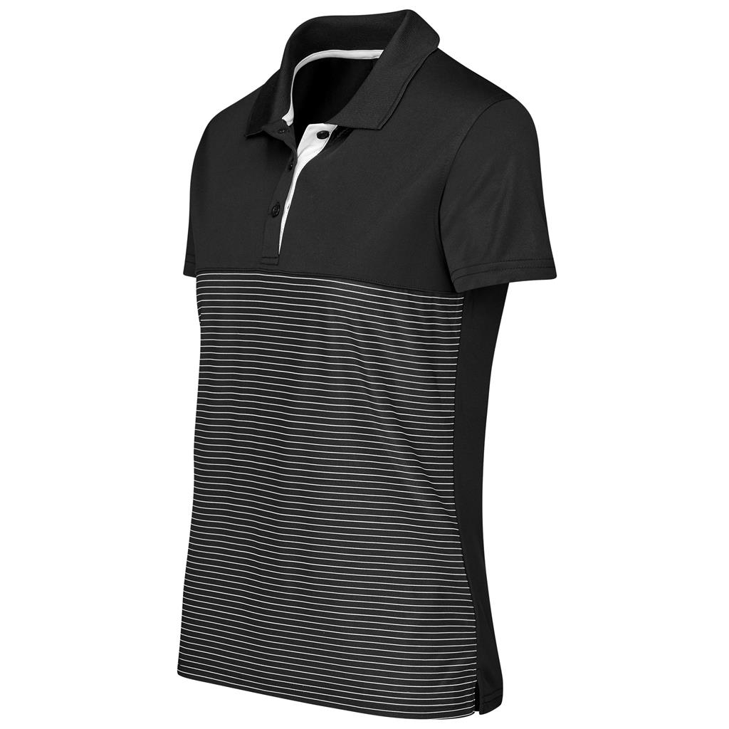 Ladies Maestro Golf Shirt - Black - Image 2