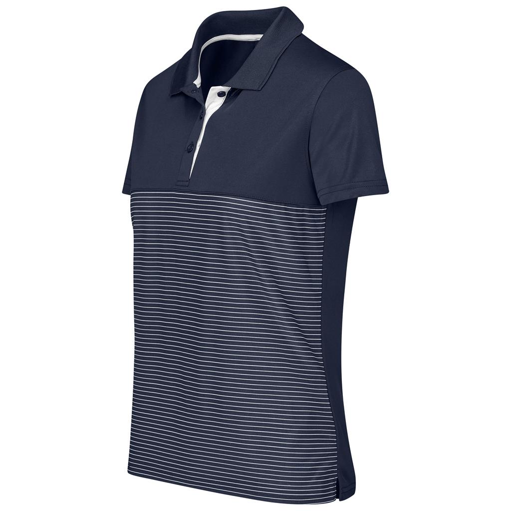 Ladies Maestro Golf Shirt - Navy - Image 2