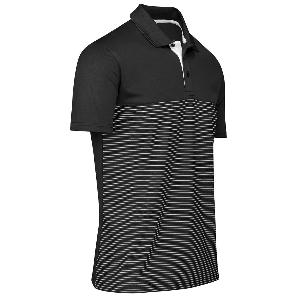 Mens Maestro Golf Shirt - Black - Image 2