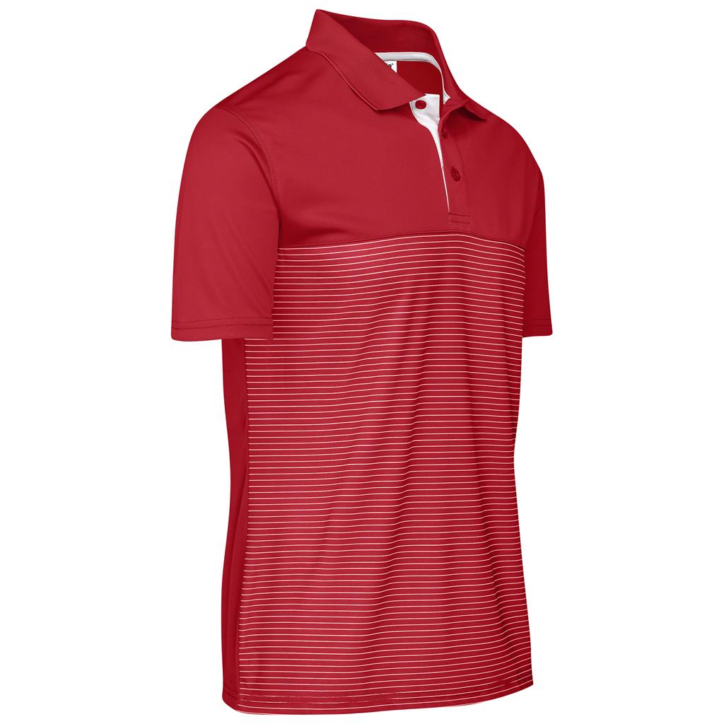 Mens Maestro Golf Shirt - Red - Image 3