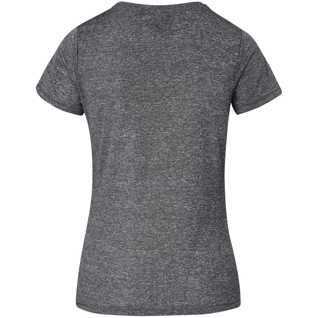 Ladies Oregon Melange T-Shirt - Charcoal - Image 3
