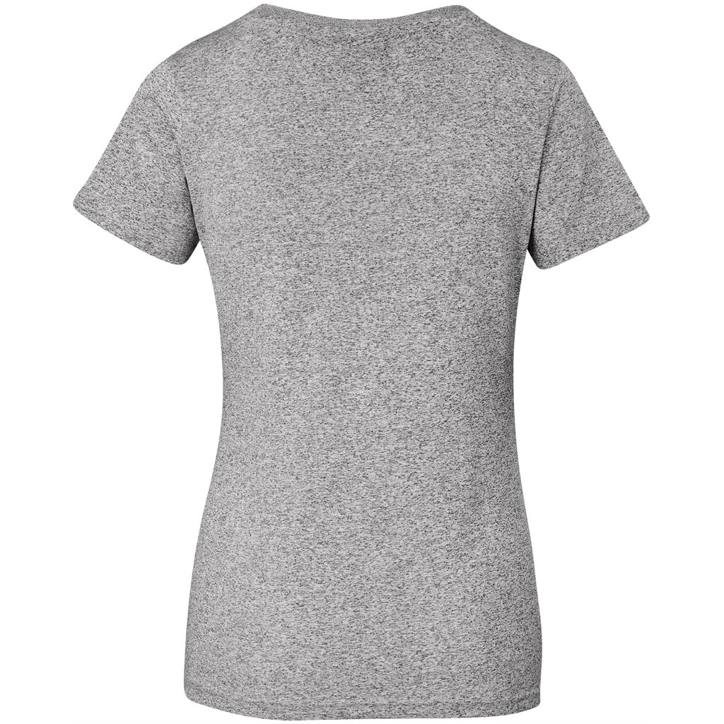 Ladies Oregon Melange T-Shirt - Grey - Image 2