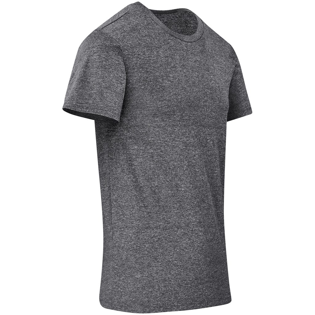 Mens Oregon Melange T-Shirt - Charcoal - Image 2