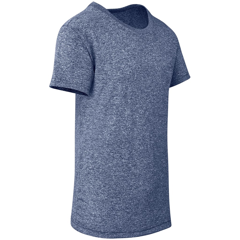 Mens Oregon Melange T-Shirt - Navy - Image 3