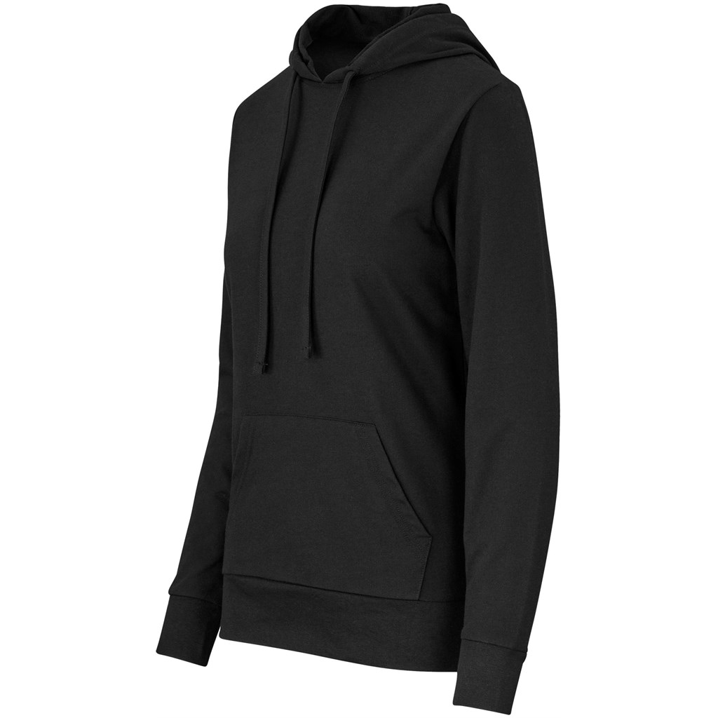 Ladies Physical Hooded Sweater - Black - Image 3