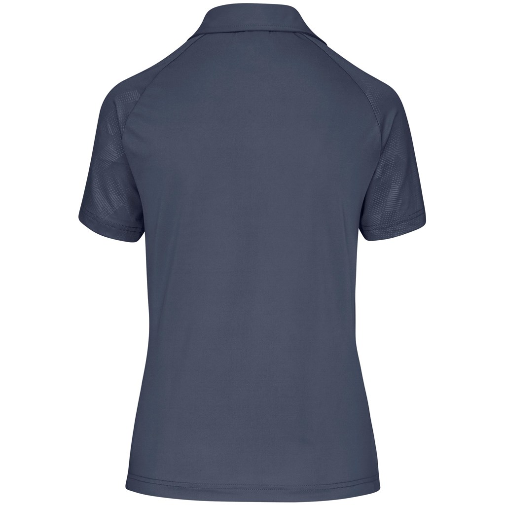 Ladies Santorini Golf Shirt - Grey - Image 2