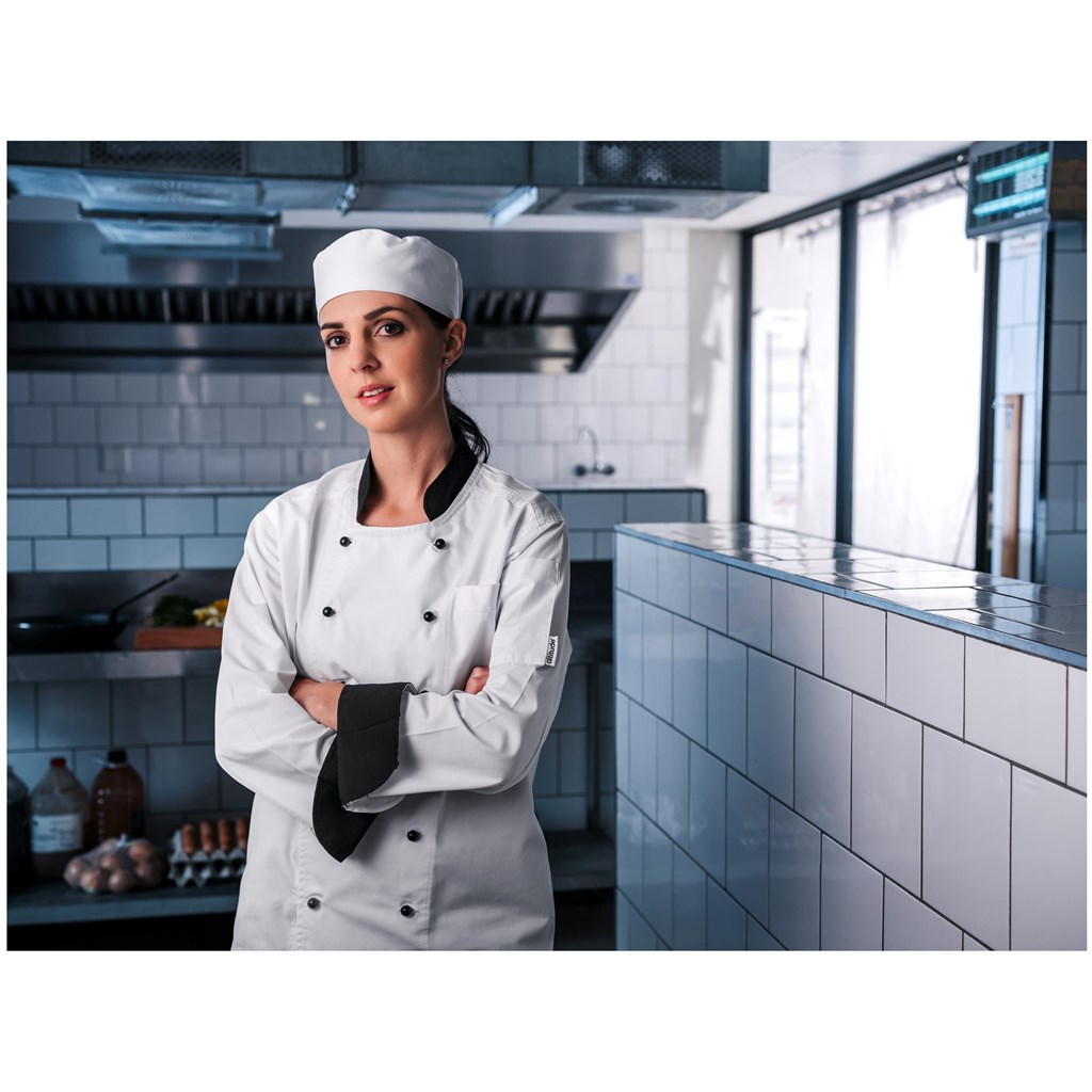 Unisex Long Sleeve Toulon Chef Jacket - Image 7