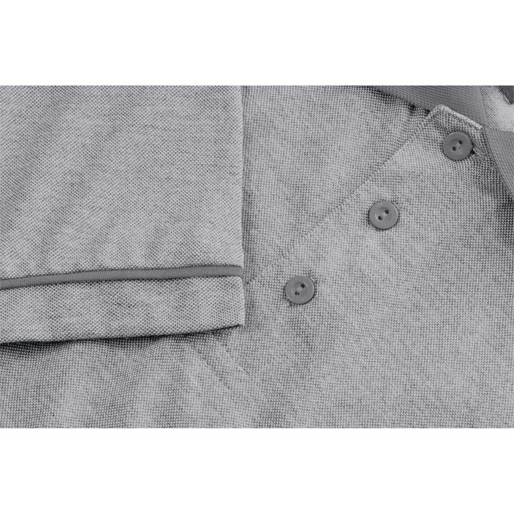 Mens Verge Golf Shirt - Light Grey - Image 5