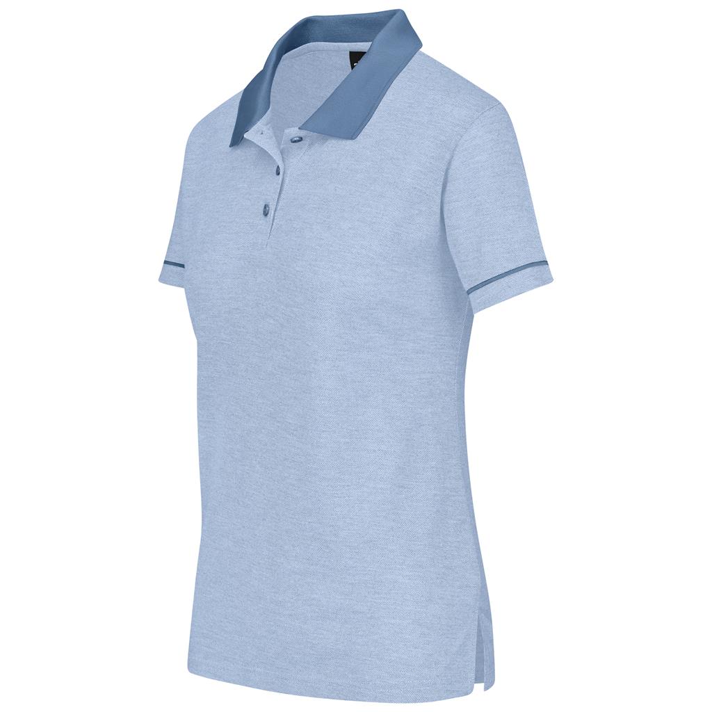 Ladies Verge Golf Shirt - Light Blue - Image 3