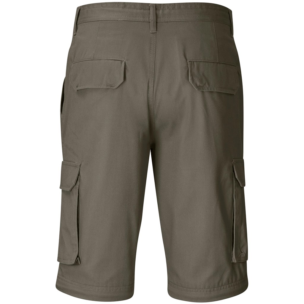 Mens Cargo Zip Off Pants - Khaki - Image 6