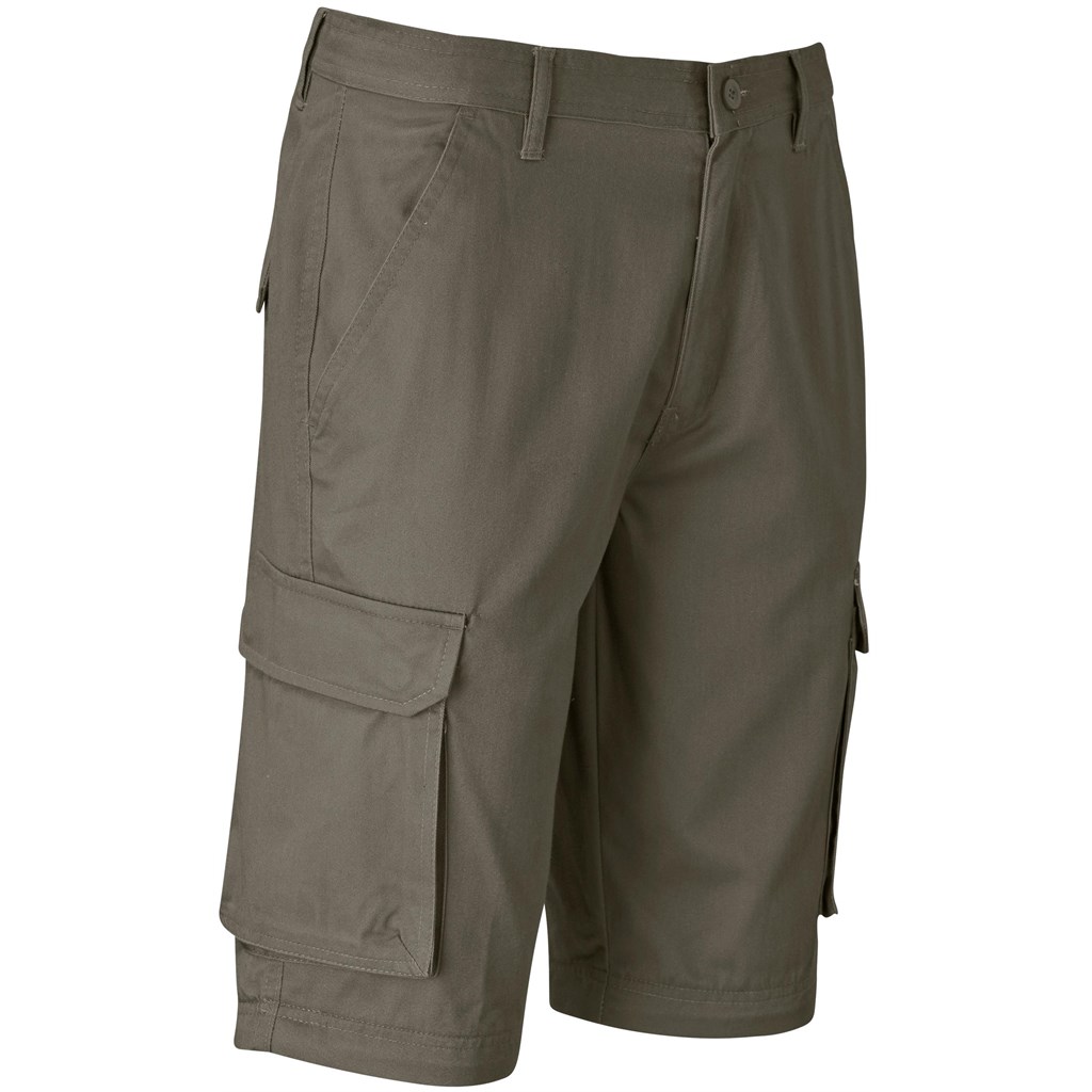Mens Cargo Zip Off Pants - Khaki - Image 8