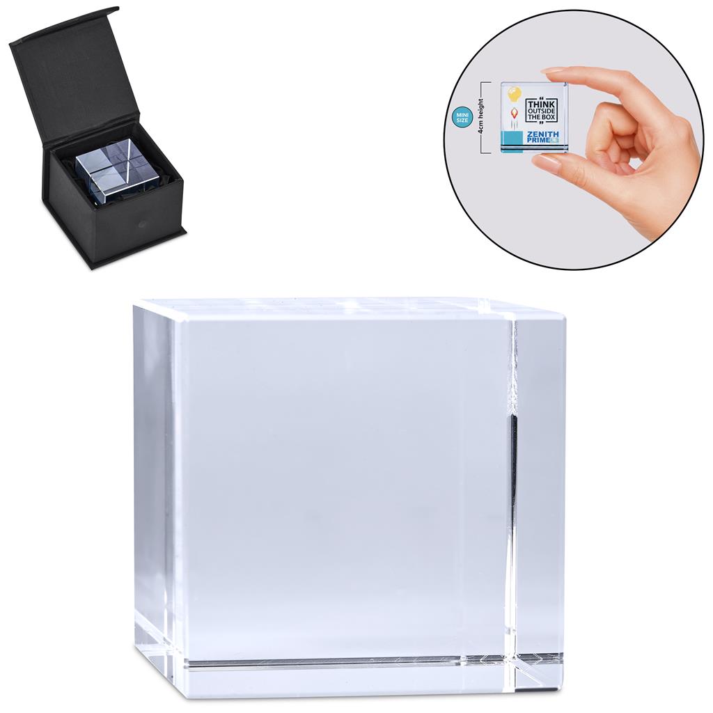 Altitude Crystal Cube Mini Award - Image 6