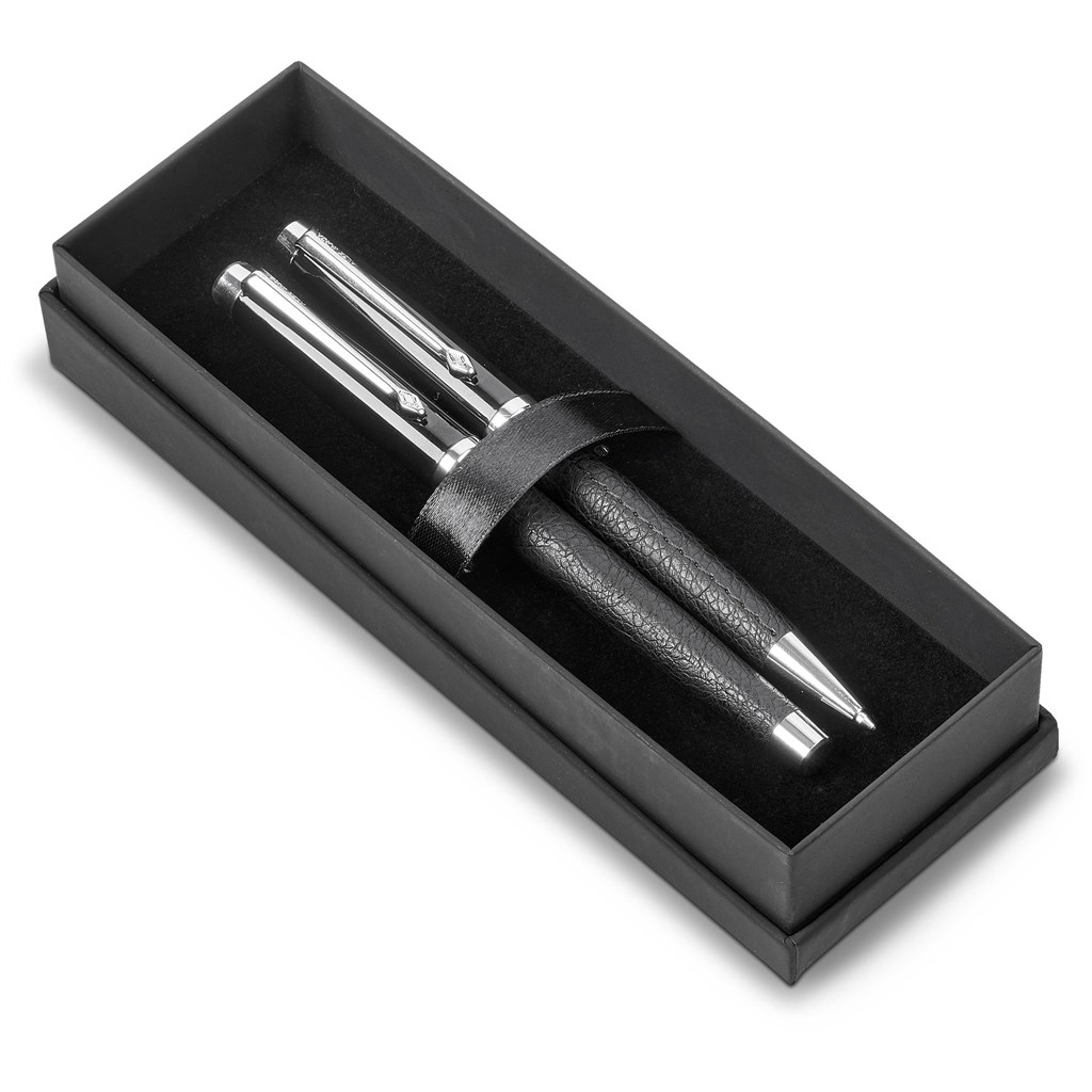 Alex Varga Corinthia Ball Pen & Rollerball Set - Image 3