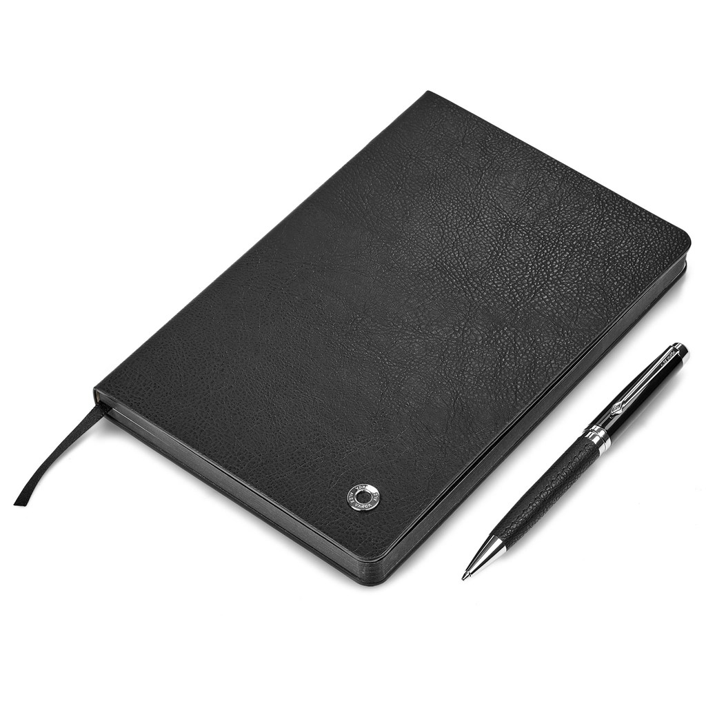 Alex Varga Corinthia Hard Cover Notebook & Pen Set - Image 5