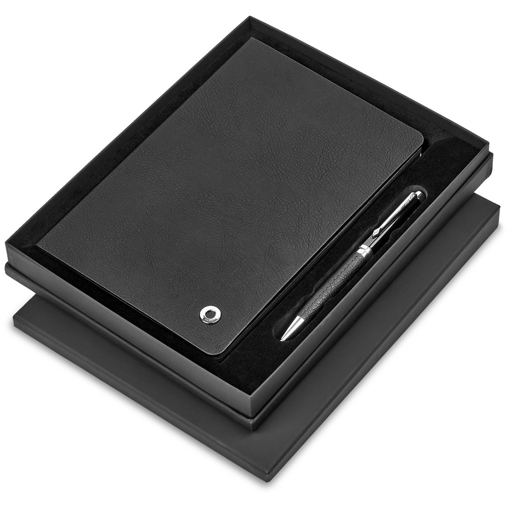 Alex Varga Corinthia Hard Cover Notebook & Pen Set - Image 4
