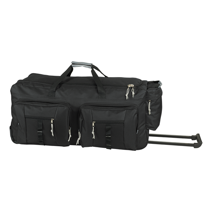 Dual Front Pocket Rolling Travel Duffel - Image 2