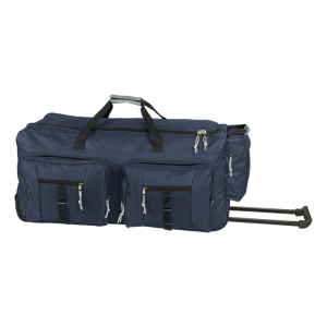 Dual Front Pocket Rolling Travel Duffel