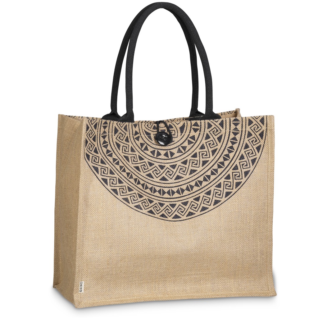 Okiyo Kashira Jute Tote - Image 2