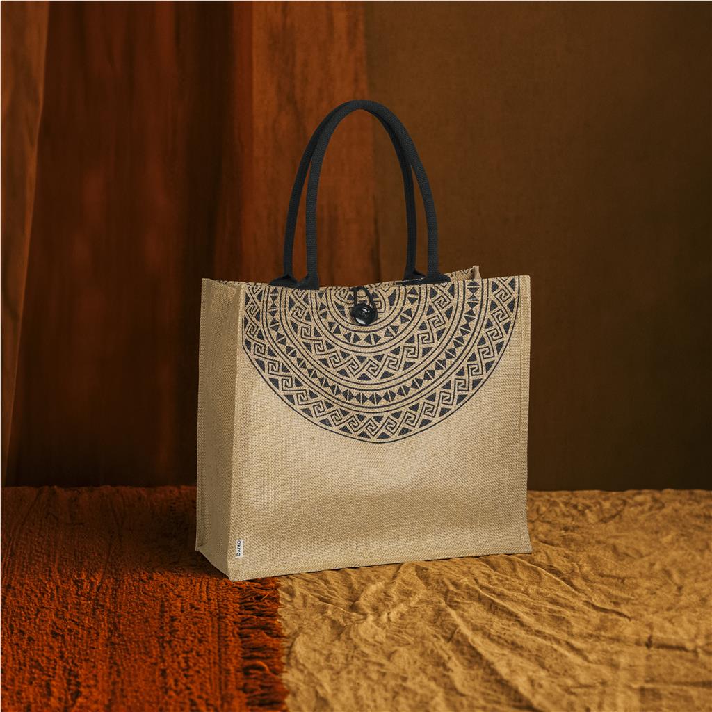 Okiyo Kashira Jute Tote - Image 3