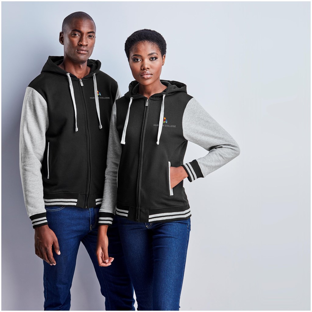 Ladies Princeton Hooded Sweater - Black - Image 7