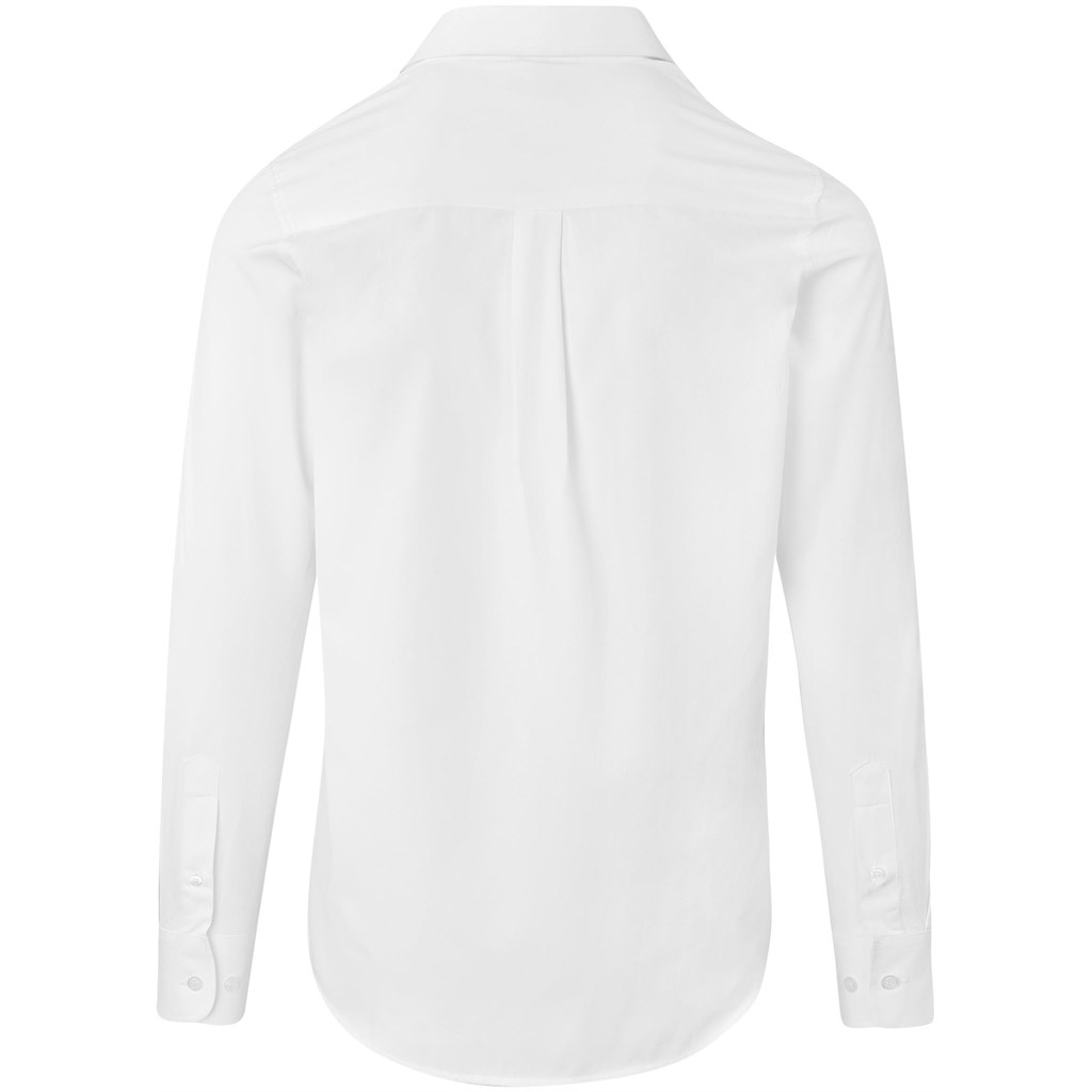 Mens Long Sleeve Carolina Shirt - White - Image 5