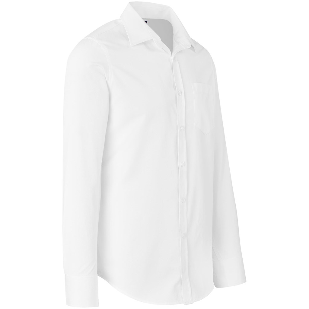 Mens Long Sleeve Carolina Shirt - White - Image 7