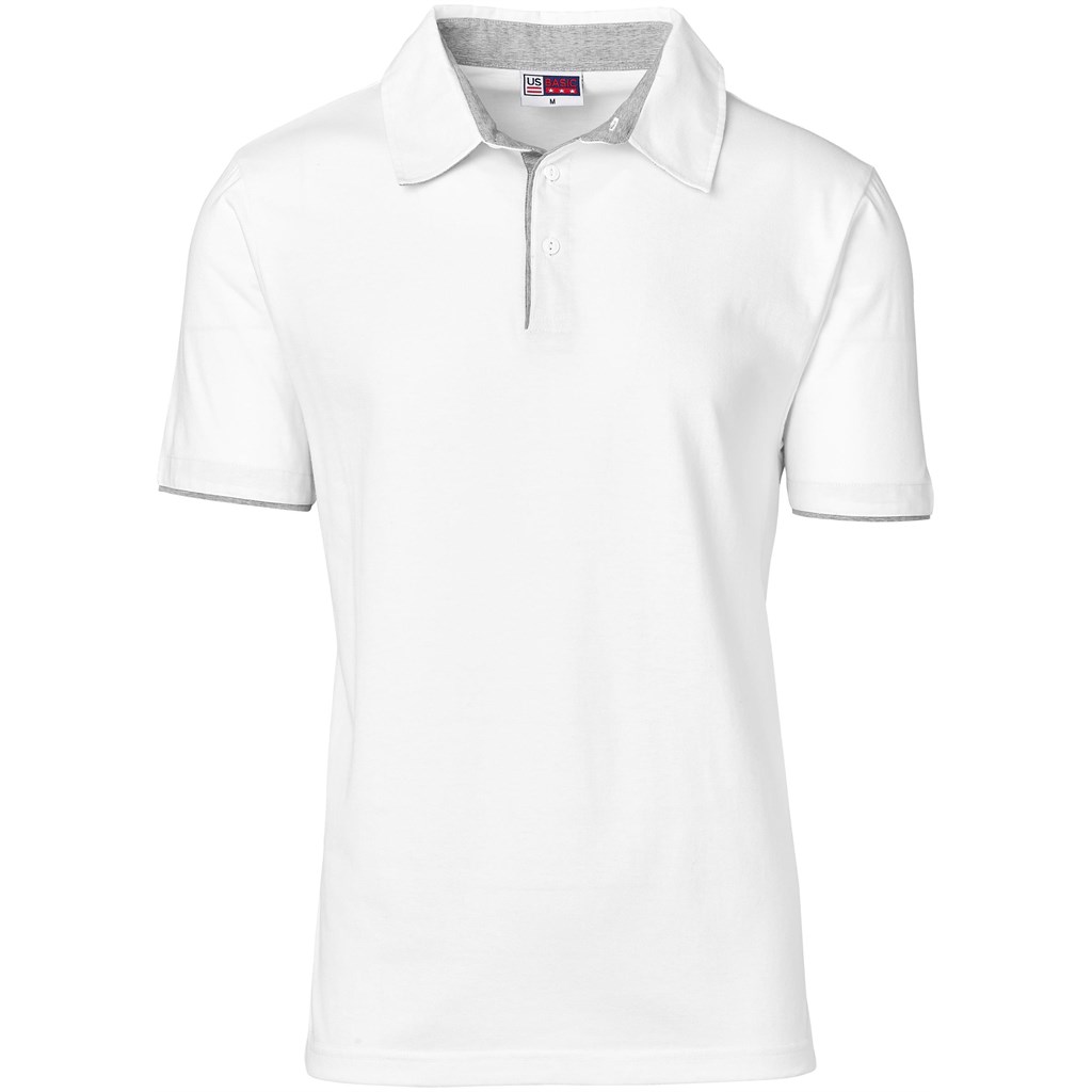 Mens Delta Golf Shirt - White