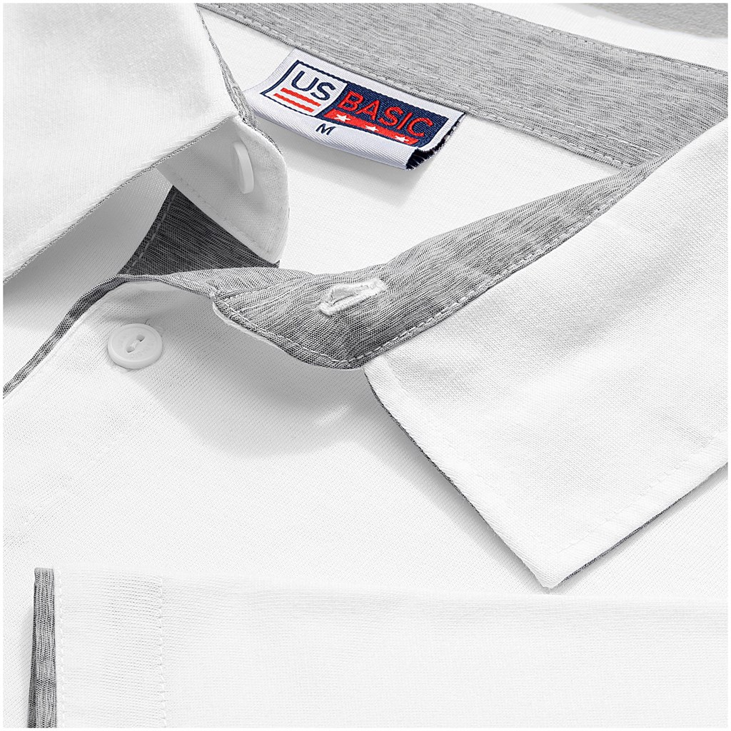 Ladies Delta Golf Shirt - White - Image 2