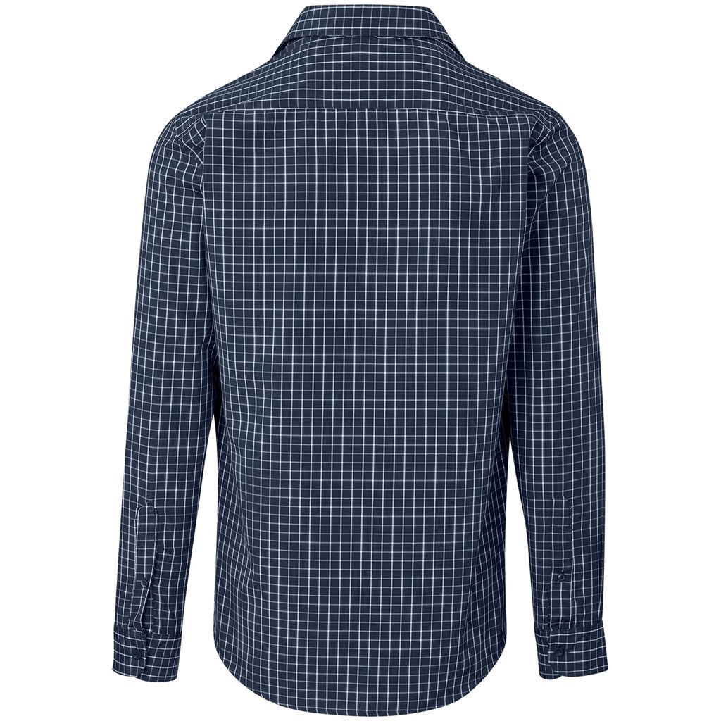Men Long Sleeve Aston Shirt - Navy - Image 2