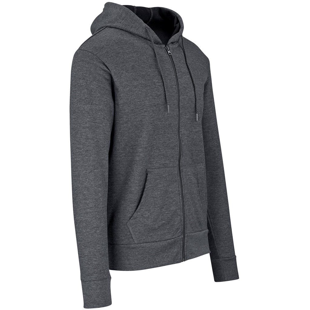 Mens Bravo Hooded Sweater - Charcoal - Image 2