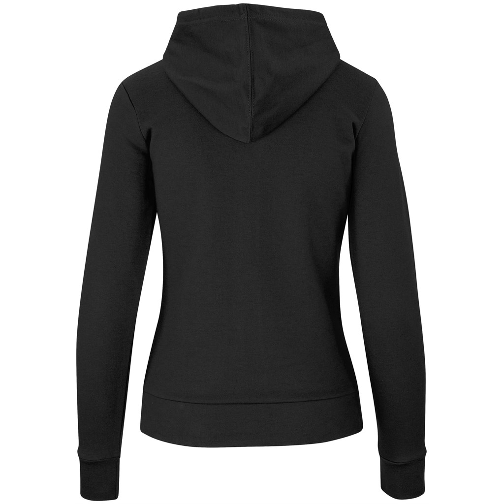 Ladies Bravo Hooded Sweater - Black - Image 2