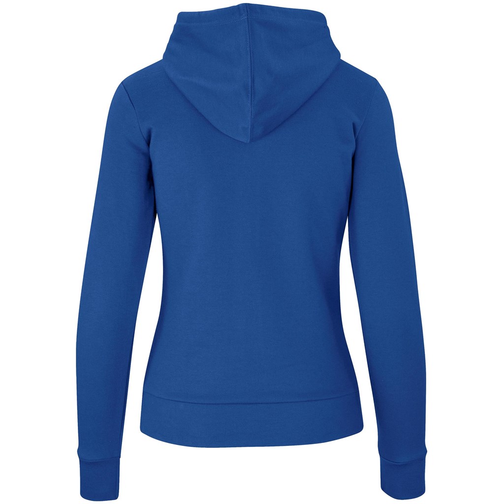 Ladies Bravo Hooded Sweater - Blue - Image 3