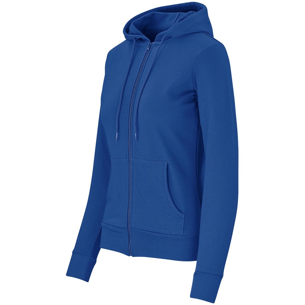 Ladies Bravo Hooded Sweater - Blue - Image 2