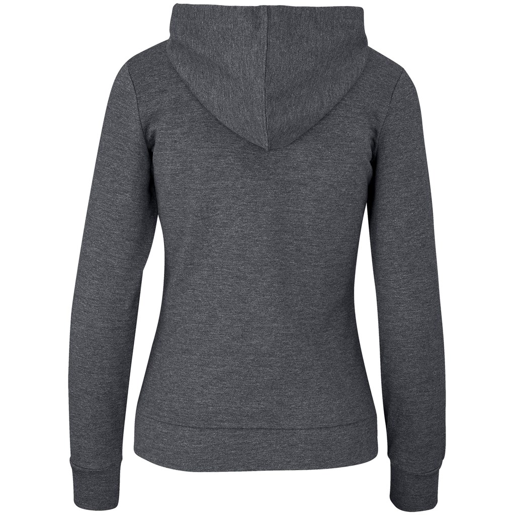 Ladies Bravo Hooded Sweater - Charcoal - Image 2